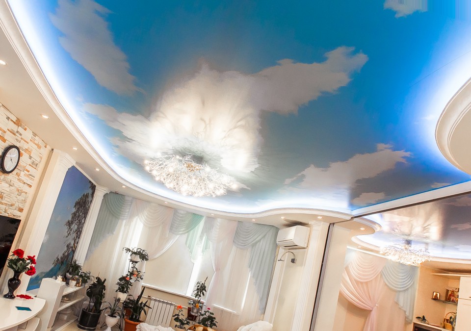 Заказать потолок с фотопечатью в г. Канск
